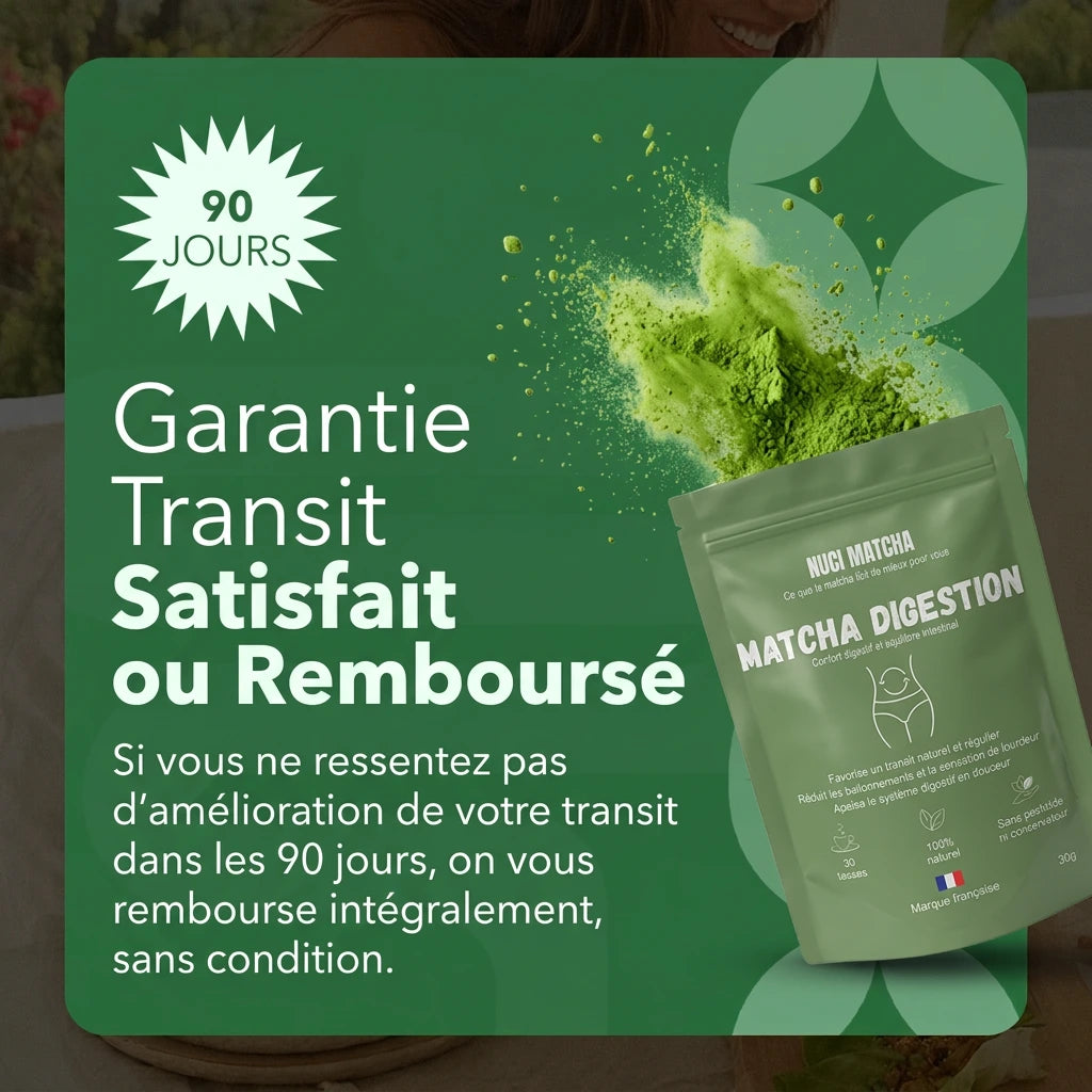 Matcha Digestion – La Solution Naturelle contre la Constipation