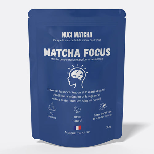 Matcha Focus – Concentration et performance intellectuelle