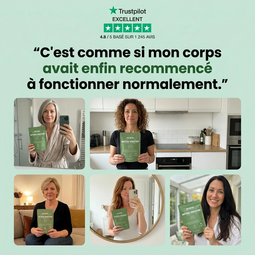 Matcha Digestion – La Solution Naturelle contre la Constipation