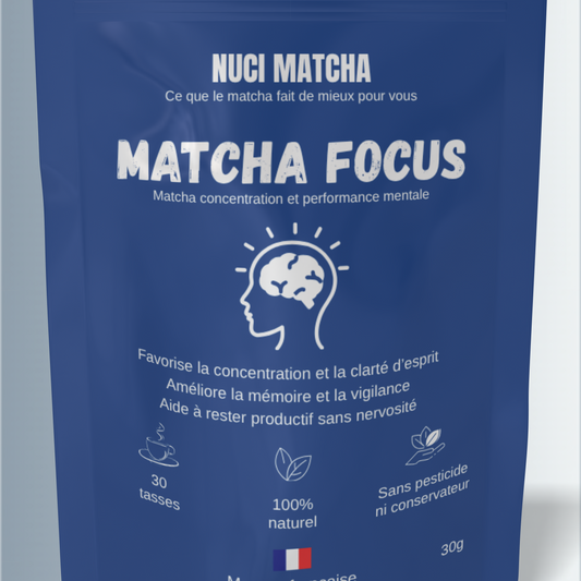Matcha Focus – Concentration, clarté et performance naturelle