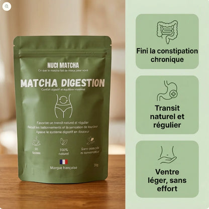 Matcha Digestion – La Solution Naturelle contre la Constipation