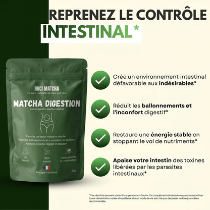 Matcha Digestion - Retrouvez un ventre plat durablement