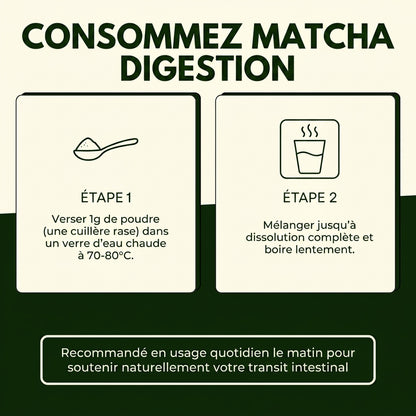 Matcha Digestion - Retrouvez un ventre plat durablement
